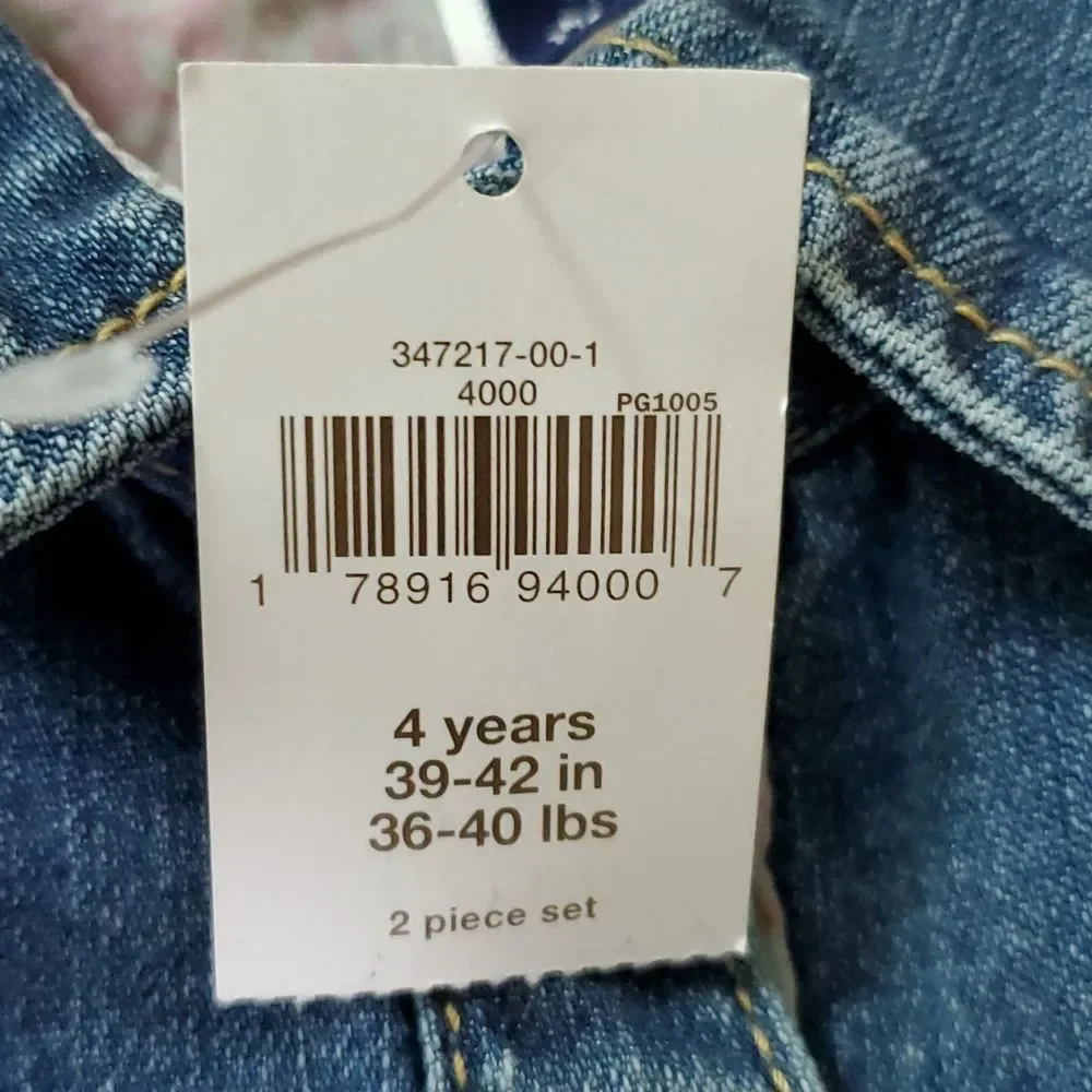 Baby Gap girls denim (stretch) dress with matching underpants ***NEW***